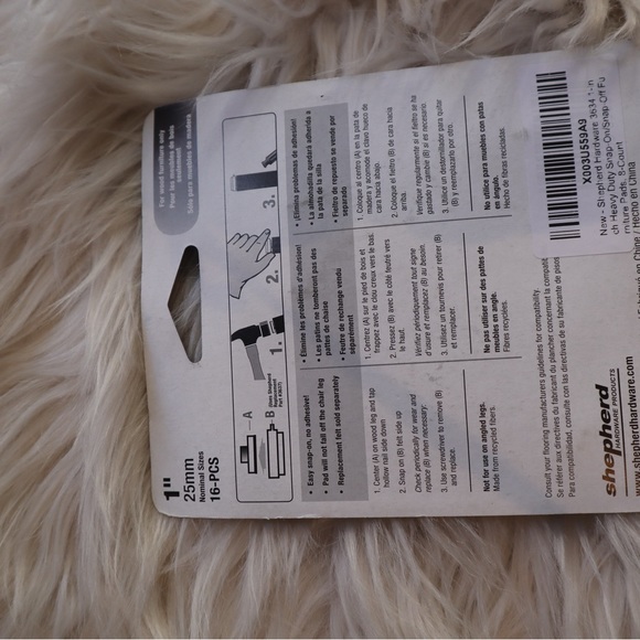 Snap on chair protector - Picture 3 of 3